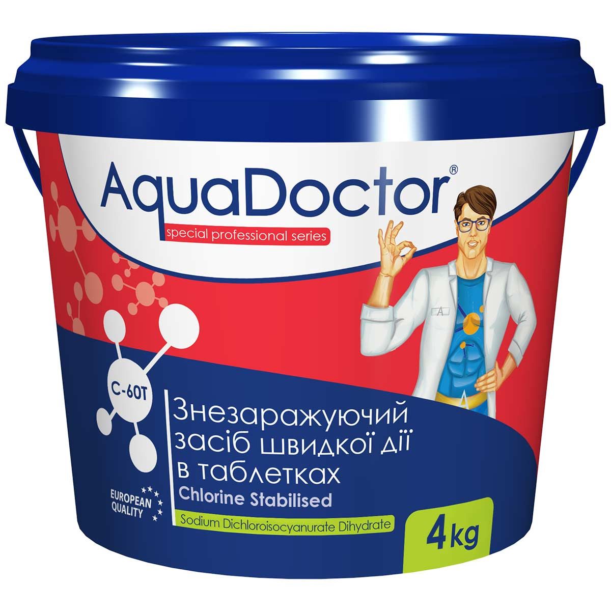 AquaDoctor C-60T дезінфектант на основі хлору швидкої дії фото