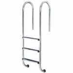 Сходи для басейну Flexinox Wall (3 сходинки), для вузького борту, AISI-304/316