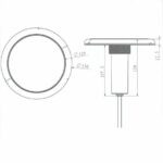 Прожектор світлодіодний Aquaviva 227C 252LED 18 Вт RGB + закладна