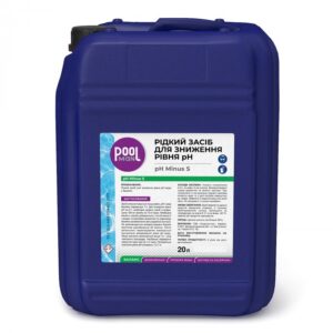 Рідкий засіб для зниження рівня pH Poolman pH Minus S, 20л