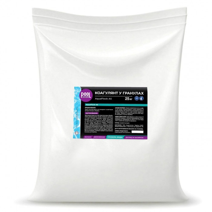 Коагулянт у гранулах Poolman AquaFlock AS, 25кг