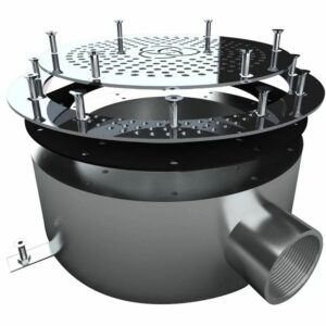 Донний злив під лайнер Aquaviva 2'', AISI 304 (300 мм)