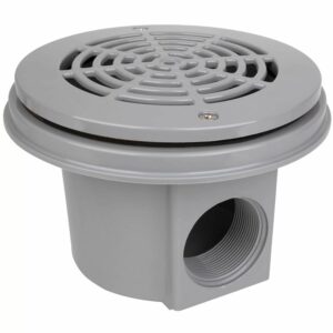 Злив донний Hayward 3253LGPAK2 2 "під лайнер (компл. 2 шт), світло-сірий